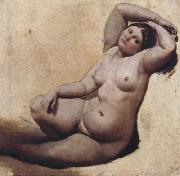 Jean Auguste Dominique Ingres Oil sketch for the Turkish Bath (mk04) Norge oil painting reproduction
